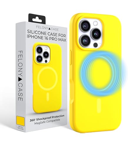 Amazon.com: FELONY CASE - iPhone 15 Pro Max Case - Neon Yellow